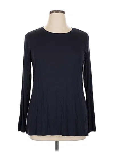 Pre-owned Daily Ritual Long Sleeve T-shirt In Blue