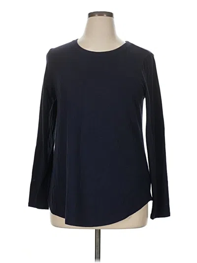 Pre-owned Daily Ritual Long Sleeve T-shirt In Blue