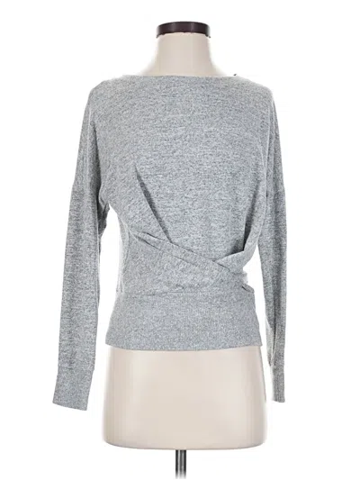 Pre-owned Daily Ritual Long Sleeve T-shirt In Gray