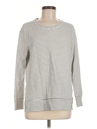 Pre-owned Daily Ritual Long Sleeve T-shirt In Ivory