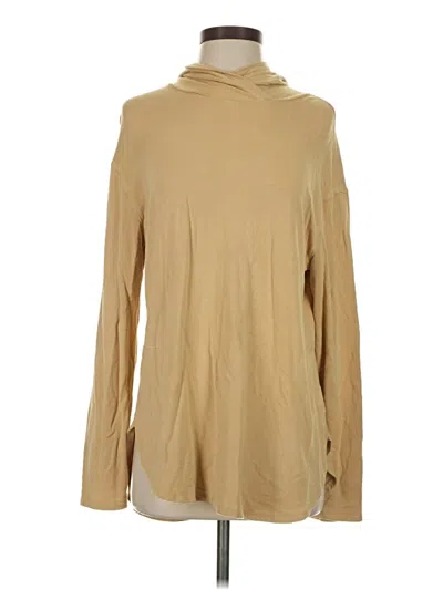 Pre-owned Daily Ritual Long Sleeve Turtleneck In Brown