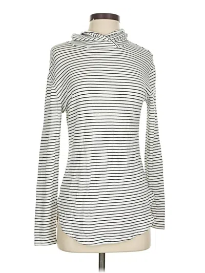 Pre-owned Daily Ritual Long Sleeve Turtleneck In Silver