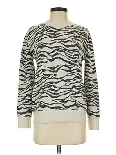 Pre-owned Daily Ritual Pullover Sweater In White