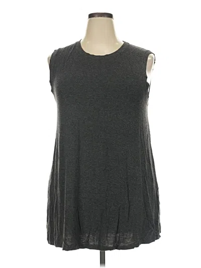 Pre-owned Daily Ritual Sleeveless T-shirt In Gray