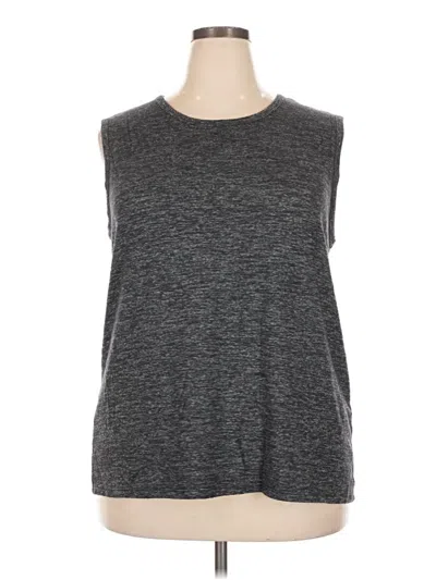 Pre-owned Daily Ritual Sleeveless T-shirt In Gray