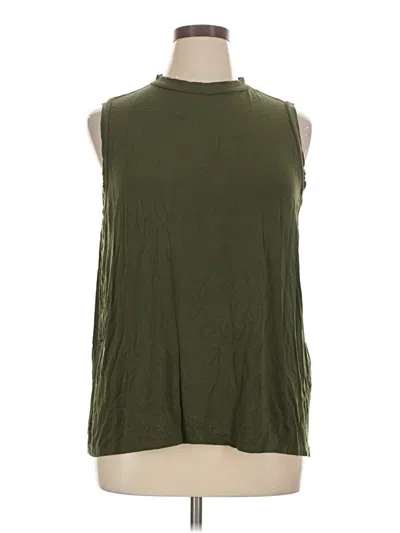 Pre-owned Daily Ritual Sleeveless T-shirt In Green