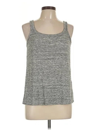 Pre-owned Daily Ritual Tank Top Gray Halter Neckline Tops
