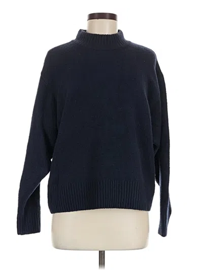 Pre-owned Daily Ritual Turtleneck Sweater In Blue