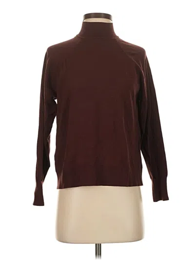 Pre-owned Daily Ritual Turtleneck Sweater In Brown