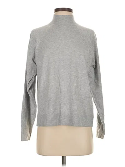 Pre-owned Daily Ritual Turtleneck Sweater In Gray