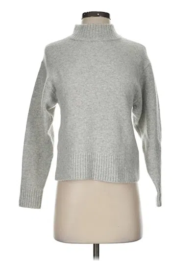 Pre-owned Daily Ritual Turtleneck Sweater In Gray