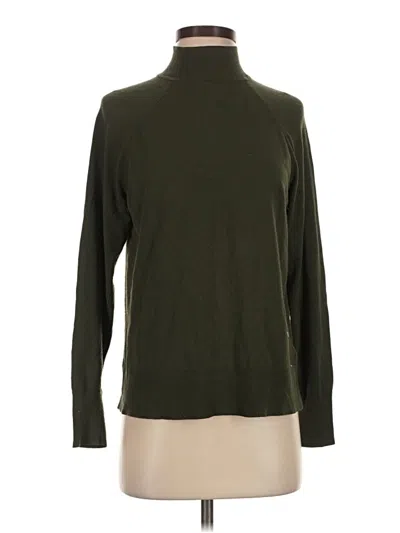 Pre-owned Daily Ritual Turtleneck Sweater In Green