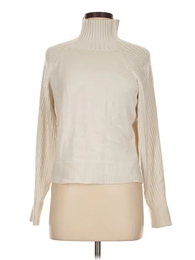 Pre-owned Daily Ritual Turtleneck Sweater In White