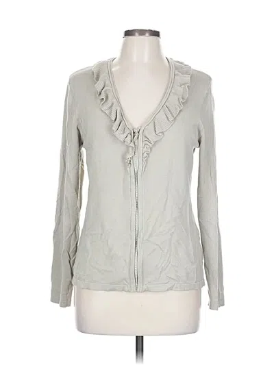 Pre-owned Daily Sports Cardigan Sweater In Gray