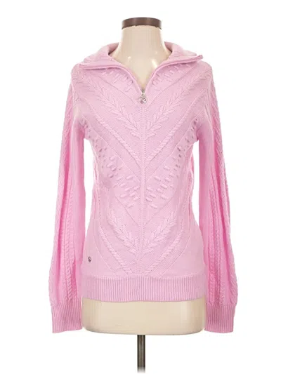 Pre-owned Daily Sports Cardigan Sweater In Pink