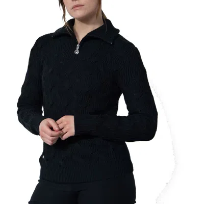 Daily Sports Ermont Unlined Womens Golf Sweater In Black