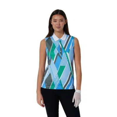 Daily Sports Fusion Womens Sleeveless Golf Polo In Blue