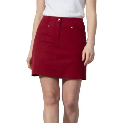 Daily Sports Lyric 18 Inch Womens Golf Skort In Red