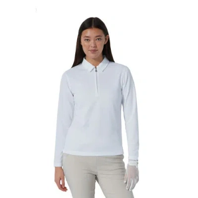 Daily Sports Peoria Long Sleeve Womens Golf Polo In Gray