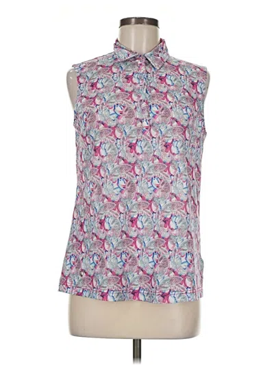 Pre-owned Daily Sports Sleeveless Blouse In Blue