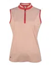 DAILY SPORTS SLEEVELESS POLO SHIRT IN WATERCOLOR
