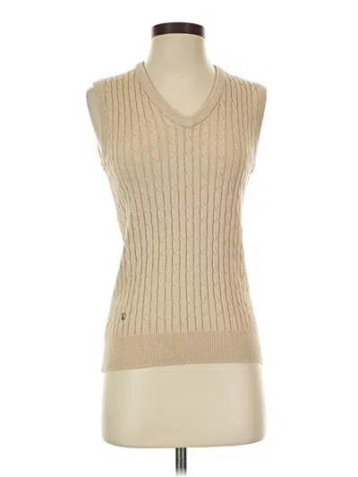 Daily Sports Sweater Vest In Brown