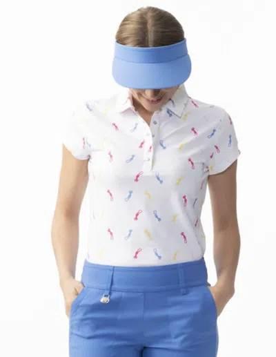 Daily Sports Women's Golf Shirt In Camilia In White