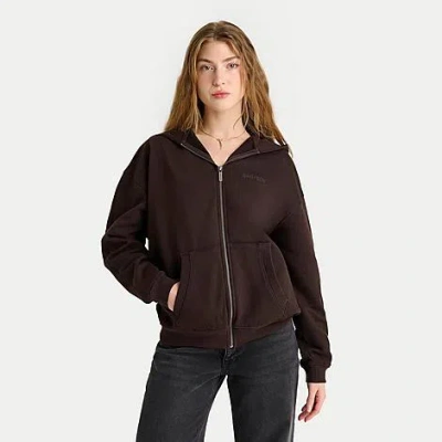 Daily Szn Women's Dailyszn Full-zip Hoodie In Black Coffee