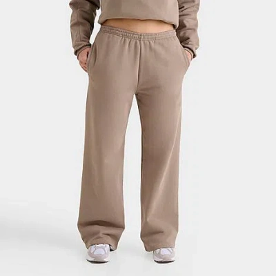 Daily Szn Women's Dailyszn Shadow Wide-leg Jogger Pants In Fungi