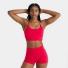 Dailyszn Women's  Cross Back Bralette Tank Top In Red