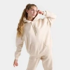 Dailyszn Women's  Fleece Boyfriend Hoodie In Neutral