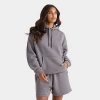 Dailyszn Women's  Fleece Boyfriend Hoodie In Black