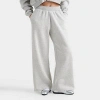 Dailyszn Women's  Fleece Wide Leg Jogger Pants In Gray