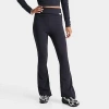 Dailyszn Women's  Foldover Flare Leggings In Black