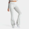 Dailyszn Women's  Foldover Flare Leggings In Gray