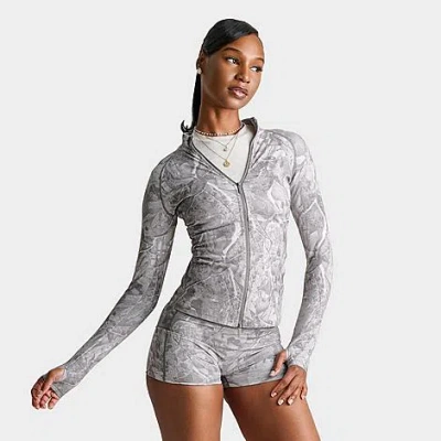 Dailyszn Women's  Piped Active Full-zip Training Jacket