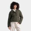 Dailyszn Women's  Quilted Onion Jacket In Gray