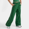 Dailyszn Women's  Weather-resistant Piped Woven Pants In Green