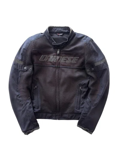 Pre-owned Dainese X Moto Vintage Dainese Biker Racing Jacket In Black