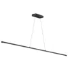 Dainolite Array Led Horizontal Pendant In Matte Black,white