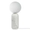 Dainolite 1 Light Alabaster Table Lamp W/ Opal Glass In White