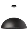 Dainolite Ofelia 1-light Pendant Large In Matte Black
