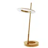 Dainolite 11w Table Lamp Aged Brass In Gold
