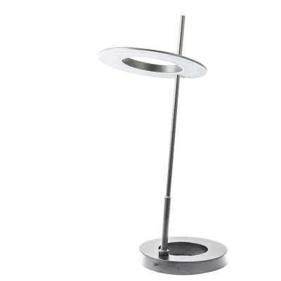 Dainolite 11w Table Lamp Satin Chrome In Metallic