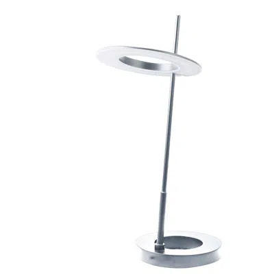 Dainolite 11w Table Lamp Silver In White