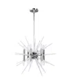 Dainolite 12 Light Incandescent Pendant In Chrome