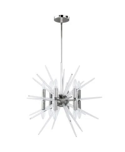 Dainolite 12 Light Incandescent Pendant In Chrome
