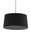 Dainolite 12" Metal Ramira Led Pendant In Black