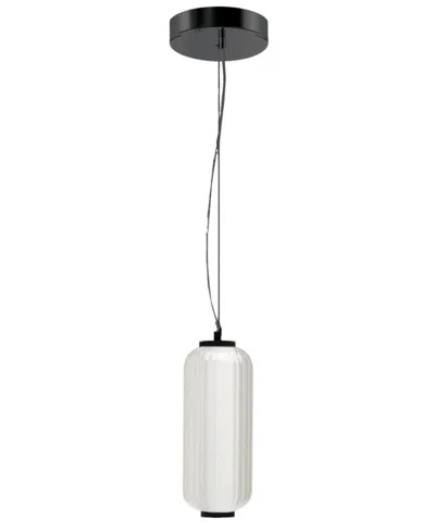Dainolite 12.50" Metal Ramona Led Pendant In Clear