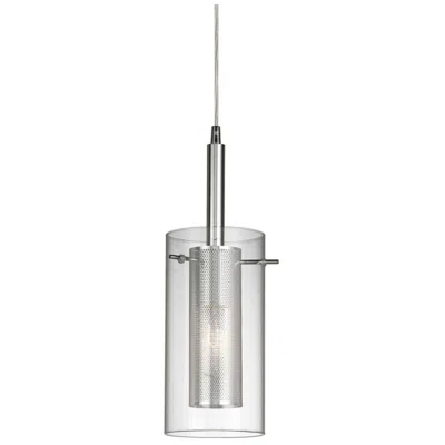 Dainolite Percy 5.5" Wide Polished Chrome Pendant